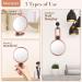 1X 15X Magnifying Makeup Mirror | Double Sided Handheld Mirror | 360 Degree Rotation | Travel Mirror - Buy Online on GoSupps.com