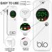 BLO Digital Ketone Breath Analyzer for Keto Diet & Weight Loss | Accurate Portable Ketogenic Testing with 10 Mouthpieces - Buy Online on GoSupps.com
