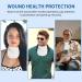 Tracheostomy Shower Cover & Neck Stoma Protector | Breathable Adjustable Tracheotomy Supplies (White - Buy Online on GoSupps.com