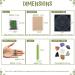 Witchcraft Supplies Kit - SHYSHINY 101 Pack with Chakra Stones, Crystal Jars, Herbs, Candle | Complete Wiccan Tools Box for Spells | Witchy Gifts for Beginners - Buy Online on GoSupps.com