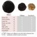 Buy RUWISS Informal Hair Pick - 100% Real Hair Scrunchies for Women | Natural Black - Perfect for All Hair Types - Buy Online on GoSupps.com