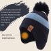 XIAOHAWANG Striped Winter Baby Beanie Hat - Sky Blue - 9-24 Months - Buy Online on GoSupps.com