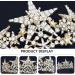 Lurrose Rhinestone Crown Tiara Headband for Brides & Girls - Golden Bridal Star Crown for Wedding Birthday Party & Prom - Buy Online on GoSupps.com