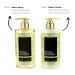 Luxury Lemon Citrus Hand Soap Set - 16 fl oz Aromatic Nourishing Formula in Wooden Holder | Perfect Mother's Day Gift for Mom - Soft & Clean Skin - Buy Online on GoSupps.com