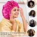 Edoneery Satin Hair Cap for Women - Silk Sleep Cap for Natural Hair in Mei Red | Best for Overnight Protection & Frizz Control - Buy Online on GoSupps.com