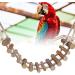 Wooden Bird Ladder Toys for Small to Medium Birds Large Swing Climbing Toy for Parakeets Canaries & More - Buy Online on GoSupps.com