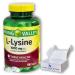L lysine 1000mg- Essential Amino Acid Tablets 100ct (Pack of 1) Boxed by Fusion Shop Store