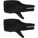 ZJchao Heat Resistant Gloves for Hair Styling - 2Pcs Insulated 3 Finger Mittens for Curling & Perming - Essential Hairdressing Tools - Buy Online on GoSupps.com