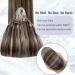 Buy Hetto Microring Real Hair Extensions - Dark Brown with Red Blonde #4/27 35cm Remy Quality 50g 1g/s - International Shipping Available - Buy Online on GoSupps.com