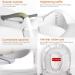 Wakagen Height adjustable potty training toilet seat with steps for boys and girls infant toddler child toilet training seat with handle  padded seat  non-slip wide steps  (ZX-001) - Buy Online on GoSupps.com