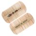 SMASOLO 2pi ces Peigne Double Face Bambou Dents Fines Antipelliculaire pour Animaux Toilettage et limination des Pellicules Naturel et Pratique