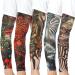 AKStore 20PCS Fake Tattoo Arm Sunscreen Sleeves Set - Tiger, Crown, Heart, Skull, Tribal Designs - Buy Online on GoSupps.com