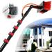Water Fed Pole Kit Photovoltaic Panel Cleaning Equipment Water Fed Telescopic Brush for Window Cleaning Trucks Cleaning System Washing Tool (Color : 36ft/11m) (36ft/11m)