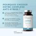 ANTI-STRESS Complex | Stress and Anxiety Reduction | Rhodiola + Marine Magnesium + Vitamin B6 | With Lactium and Safr Inside Patented Saffron | 60 Tablets | Made in France | Terravita - Buy Online on GoSupps.com