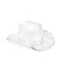 Huang Acrylic Small Cowboy Hat | Perfect for Home Decor or Chip and Dip Serving Bowl | Used for Decor, Dinning, Serving, Hosting | Durable Construction, Easy to Clean Premium Acrylic Clear