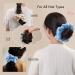 LILYSILK Women's 100% Mulberry Silk Big Hair Scrunchies Ladies Pure Silk Filled Giant XL Ponytail Holder Oversized Elastic Hair Tie Band Large Jumbo Hair Bobble for Breakage Prevention(Ice Blue) - Buy Online on GoSupps.com