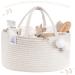 Fephas Baby Diaper Caddy Organizer- Cotton Rope Nursery Storage Bin- Portable Diaper Storage Basket for Changing Table and Car- Perfect Baby Shower & Registry Gift - Buy Online on GoSupps.com