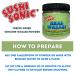 Sushi Sonic 100% Real Wasabi Powder - Authentic Flavor, No Fillers, Non-GMO, Vegan - 1.25 oz Jar | Traditional Wasabi Powder - Buy Online on GoSupps.com