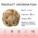 JJstar Messy Hair Bun Curly Wavy Scrunchies - Light Honey Blonde Chignons for Women & Girls - Buy Online on GoSupps.com