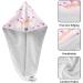 Pink Watercolor Crown Dry Hair Cap - 2 Piece Quick Dry Towel Set | Super Absorbent & Soft Headband - Buy Online on GoSupps.com