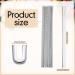 24 Piece 1/4 x 13.7 Inch Spiral Steel Metal Boning Set for Corsets with Tips - 6mm - Buy Online on GoSupps.com