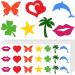315 Pieces Tanning Stickers Self-Adhesive Body Stickers for Sunbathing | 7 Designs: Heart Lips Butterflies & Dolphins - Buy Online on GoSupps.com