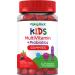 Piping Rock Kid's Multivitamin and Probiotic | 50 Gummies | Berry Punch Flavor | Vegetarian Non-GMO Gluten Free Children's Supplement