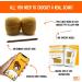 CraftStarter Crochet Kit for Beginners - Yarn, Wooden Crochet Hook, Instructions - Make a Real Scarf - Perfect Gift (Yellow) - Buy Online on GoSupps.com