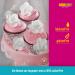 Decocino Edible Paper Roses (16 Pieces) - Perfect for Wedding & Birthday Cake Decorations Cupcakes & Muffins - Buy Online on GoSupps.com