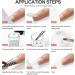 PEACECOLOR Complete Nail Kit 2 * 8g Pink and Clear Nail Kit for DIY Nail Decoration Kit PE1050 - Buy Online on GoSupps.com