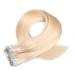 Premium #613 Clisure Light Blonde Tape In Hair Extensions - 60cm 100% Remy Real Hair 50 Tresses - Shop Now! - Buy Online on GoSupps.com