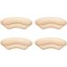 Molain Heel Cushion Inserts - Bladder Prevention Pillows for Large Shoes | 2 Pairs Suede High Insole Pads for Men & Women (Beige) - Ultimate Back Foot Protection & Comfort - Buy Online on GoSupps.com