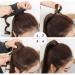 S-noilite 23 Inches Clip in hair extensions Wrap Around Ponytail Long Straight Hairpiece (Medium Brown) - Buy Online on GoSupps.com