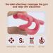Baby Teething Toy for 0-6 Months | Easy-to-Hold Hand Pacifier in Bottle Nipple Shape | Non-Toxic Pink/Lilac Teething Relief Toy - Buy Online on GoSupps.com