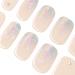 Danni & Toni Half hardened gel nail foils (radiant) color mixture technicolor-sequin blind glossy nail set uv gel nail foil nail foil nail foil self-adhesive wraps 28 sticker radiant-de