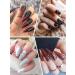EBANKU 12 Sheets Metallic Nail Stickers - Self-Adhesive 3D Wave Design for DIY Nail Decoration - Buy Online on GoSupps.com