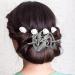 Didiseaon Medieval Metal Hairpins Wiccan Viking Hair Bun Clip Silver Punk Hair Barrette Dragon Chignon Buns Holder Knot Viking Jewelry for Women Girls - Buy Online on GoSupps.com