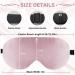 Buy eWish Zero Pressure Silk Sleep Mask - Adjustable Eye Shade for Ultimate Comfort | Blocks Light - Pink - Buy Online on GoSupps.com