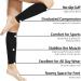 Buy Ailaka 20-30 mmHg Compression Calf Sleeves for Men & Women - Footless Support XX-Large Beige & Black | International Shipping Available - Buy Online on GoSupps.com