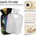 Colorful Skull Hot Water Bottle with Cover - 2L Heating Bag for Pain Relief & Menstrual Cramps - Buy Online on GoSupps.com