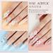 PEACECOLOR Acrylic Nail Kit with Nail Lamp White Pink Clear Acrylic Powder and Liquid UV Builder Nail Gel Base and Top Coat 48Pcs Glitter Powder Sequins Acrylic Nails Supplies AC-22 - Buy Online on GoSupps.com