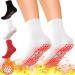 Tourmaline Self-Heating Magnetic Massage Socks - Unisex Winter Warmth for Skiing - Red - Buy Online on GoSupps.com