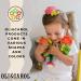 Oli & Carol Pepa the Apple Baby Teething Ring - Natural Rubber Red Teether for Infants | Shop Internationally - Buy Online on GoSupps.com