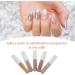 Mirror Nail Polish 5 Colors Metallic Gel Nail Polish Set Metallic Gel Nail Polish Metallic Nail Polish Effect Long Lasting Gorgeous Glossy Nail Art Decoration for DIY Salon Home - Buy Online on GoSupps.com