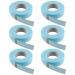 6 Rolls Lash Tape Adhesive Eyelash Tapes Makeup Tape Micropore Tape for Lash Extension Supplies 9 m Each Roll (6 Blue)