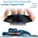 Kingcoo Adjustable Belly Belt & Back Strap for Lumbar Support - Sciatica Relief for Men & Women (XXXL) - Buy Online on GoSupps.com