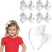 Sibba Toddler Headband Set - 1 PC Headband with Cute Bow Ties and 4 PCS Bowknot Hairpins in White - Perfect Hair Accessories for Easter Day and Baby Party - Buy Online on GoSupps.com