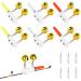 Onenine bite indicator fishing 6 pieces of fishing the alarm LED kink light fishing glow sticks fishing electronic bite alarm fishing kink light fishing accessories