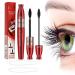 4D Lengthening Curling Mascara 4D Lengthening Curling Mascara 2 In 1 Waterproof 4D Lengthening Curling Mascara for Straight Lashes Waterproof (1pcs)