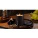 DOWAN 8oz Black Ceramic Jar Scented Candle - Rich Lavender Woods Wood Wick 45+ Hours - Non-Toxic Decor for Men's Cave & Bedroom - Buy Online on GoSupps.com